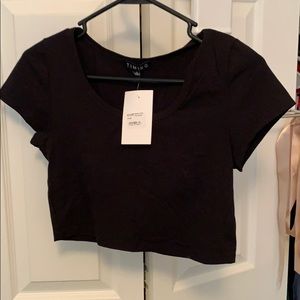 Black Crop Top